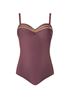 Picture of PLUS SIZE SWIM SUIT GOLD  TRIM